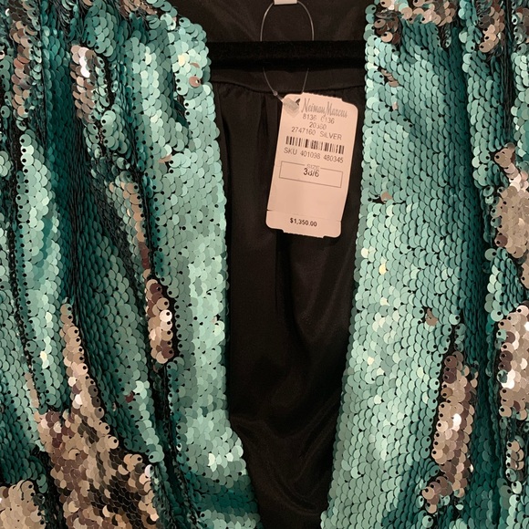 ❤️Gorgeous NEW Carolina Ritzler two tone sequin jumpsuit!!!! Gorgeous!!!! - Picture 6 of 8